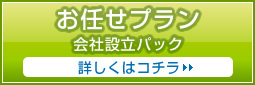 お任せプラン　会社設立パック　詳しくはコチラ